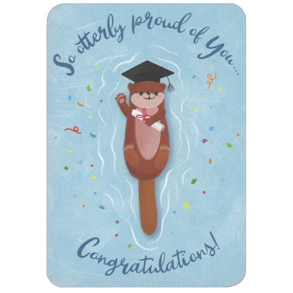 RSVP So Otterly Proud of You Graduation Card