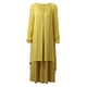 thumbnail image 3 of Nueva moda mujer Casual vestido suelto sólido manga larga Boho largo Maxi vestido Romacci Vestido, 3 of 7