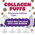 thumbnail image 3 of Icelandic+ Collagen Puffs: Baked Beef with Lamb Marrow - .5oz Bag, Small Cat Treats, Crunchy Protein Bites, 2 Ingredient Pet Treats, Natural Snacks, 3 of 7