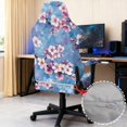 thumbnail image 5 of KUIFORTI Cherry Blossoms Gaming Chair Covers Slipcovers Easy Installation Game Computer Office Desk Chair Cover Protector Waterproof for Office and Computer Chairs, 5 of 7