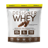 Designer Wellness, Designer Whey, Natural 100% Whey Protein Powder with Probiotics, Fiber, and Key B-Vitamins for Energy, Gluten-free, Non-GMO, Gourmet Chocolate, 4 lb