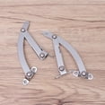 thumbnail image 3 of Miangastore 2 Pcs Butées Support de Porte d'Armoire Robuste à Ressort Taille P (Argent), 3 of 8