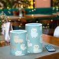 thumbnail image 6 of Electronic Candle Light Combination 3x5In, 3x4In Flameless Candle Plastic Festive Decoration Party Christmas Decoration Super Cute Sheep, 6 of 7