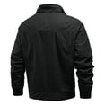 thumbnail image 4 of Dpytoraw Men's Winter Jacket Jacket Lined Warm Cargo Jackets Removable Hood Work Coat, 4 of 4