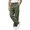 Army Green, variant on WIZUTIZ Men's Corduroy Jogger Pants Elastic Waist Relaxed Fit Solid Color Casual Lounge Pockets Trousers