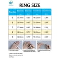 thumbnail image 2 of Deago Silicone Wedding Rings Thin and Stackble Rubber Bands For Sport Club Party (Size 7), 2 of 7