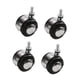 thumbnail image 2 of 4 ruedas giratorias de 2 pulgadas, silenciosas, profesionales, universales e industriales. sin freno, 2 of 9