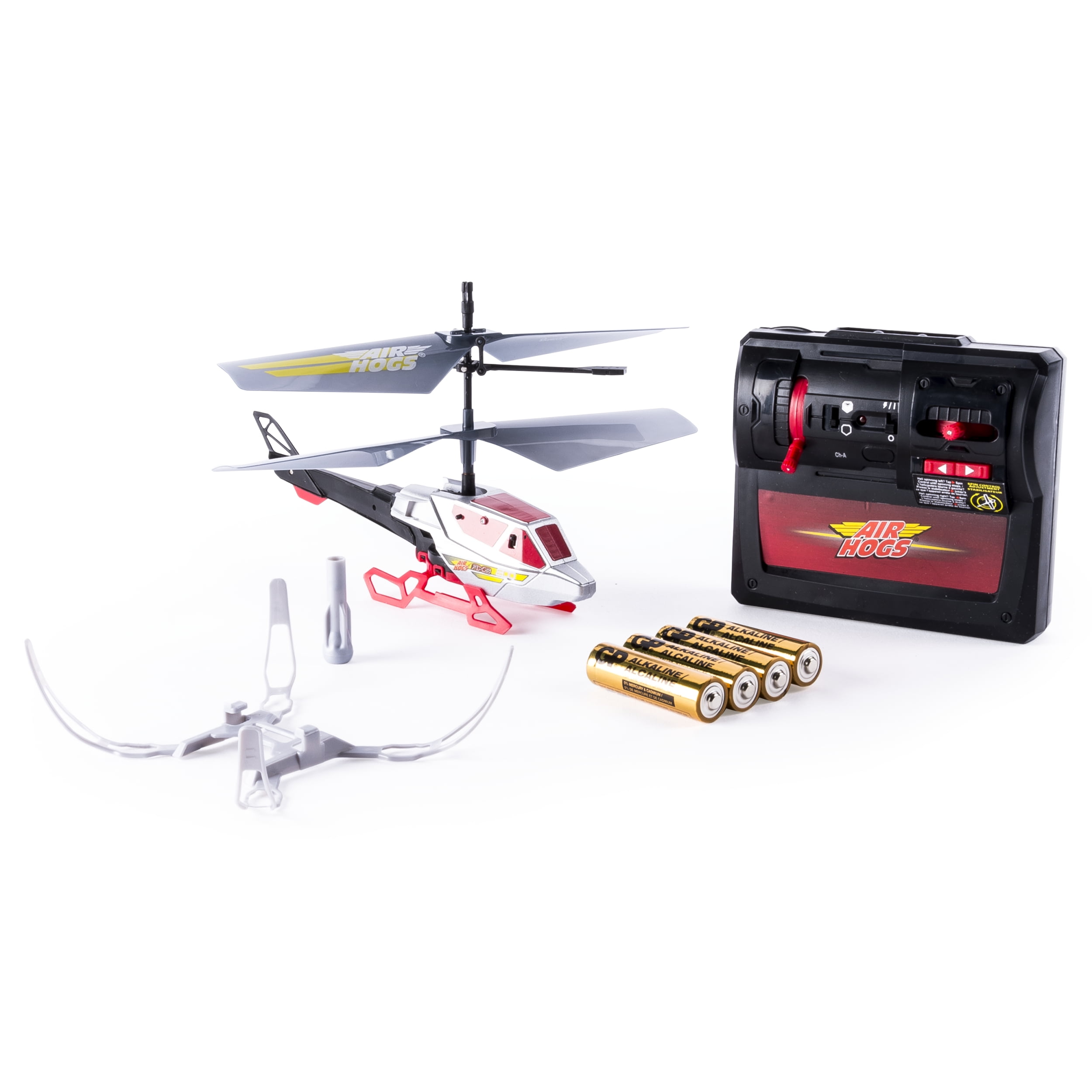 Air Hogs, Axis 200 RC Helicopter With Batteries Red