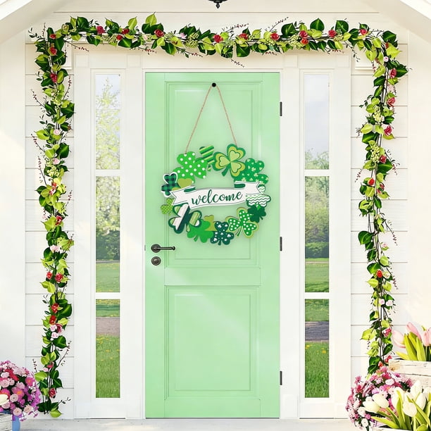 Decoraciones para el Día de San Patricio, Accesorios para el Día de San Patricio, Regalos para el Día de San Patricio, Decoración de madera para el Día de San Patricio, Letreros de pared, Tréboles, De