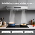 thumbnail image 5 of Aobosi 30" Under Cabinet Range Hood, 1050 CFM Dual Fans Motor Stainless Steel Vent Hood, 3-Speed with Touch & Remote Control, LED Lights, Dishwasher-Safe Filters, 5 of 11