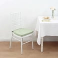 thumbnail image 2 of Efavormart Sage Green Chiavari Chair Pad, Memory Foam Seat Cushion With Ties and Removable Cover 2" Thick, 2 of 5