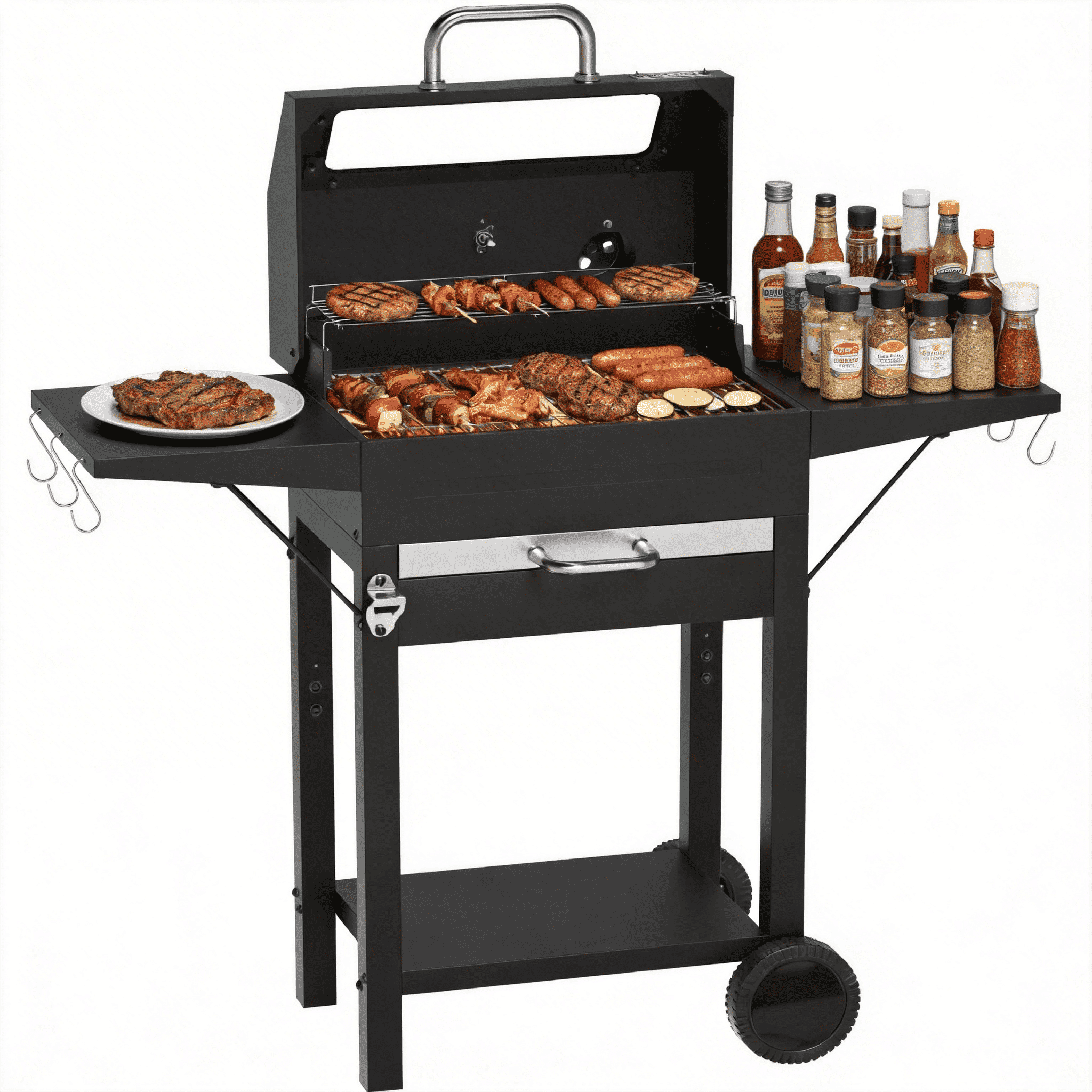 Napoleon, Charcoal Kettle Grill, PRO22K-LEG, 22-inch in Black