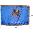 thumbnail image 4 of Indoor Oklahoma State Flag Kit - 8ft Pole - Metal Eagle, 4 of 4