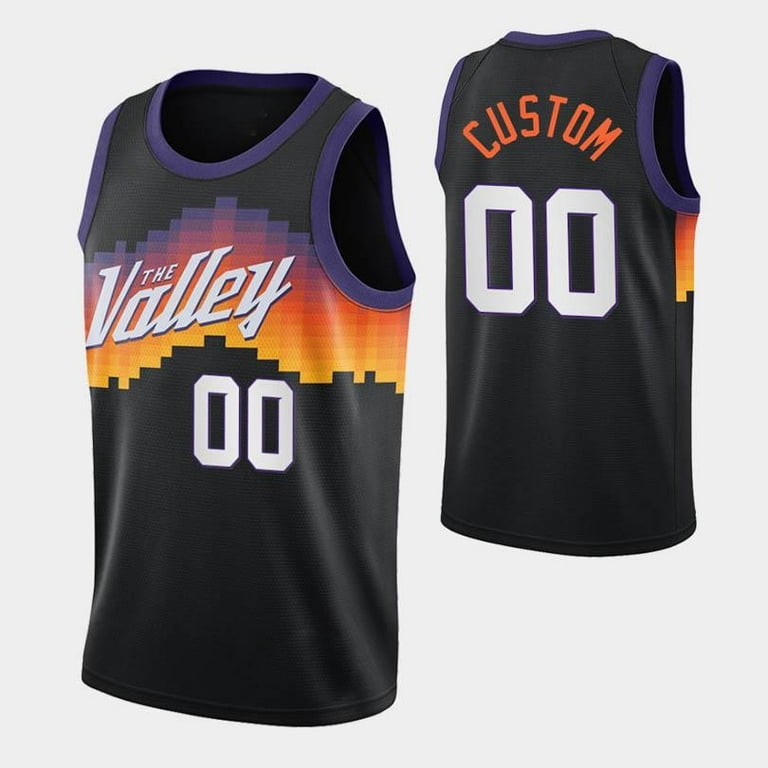 Phoenix Suns The Valley 1 Booker nba basketball swingman city jersey black  edition shirt 2021