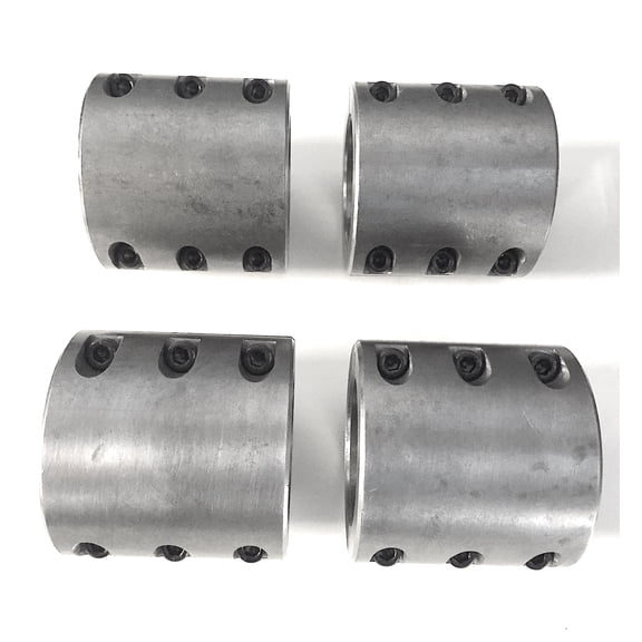 2" Steel tube clamps bolt on / clamp on weldable roll cage mounts HD 4 Pieces