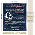 thumbnail image 3 of Gifts for Daughter from Mom, Daughter Gifts Blanket for Mothers Day, Idea Daughter Birthday Gifts, Daughter Gifts for Mothers Day, Graduation, Wedding, Christmas, 3 of 6
