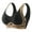 Black, variant on Lady Bra Seamless Thin Push-up 3D Full Cup Wide Shoulder Strap Anti-Sagging Supportive Lifting Shaping Sport Full Coverage Bra Lady Daily Exercise Underwear