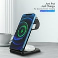thumbnail image 5 of XGFHYJEH Charging Station, Wireless Charging Station, Charging Station for Multiple Devices, Wireless Charging, 15W 3 in 1 Charging Station, Wireless Charge, for Android, Iphone, Apple, Samsung, Ipad, 5 of 7