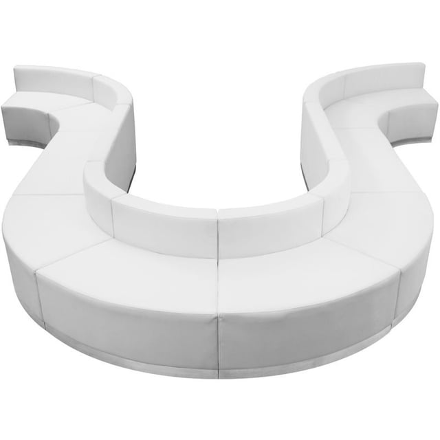 Flash Furniture Hercules Alon 10 Pièces de Réception en Blanc
