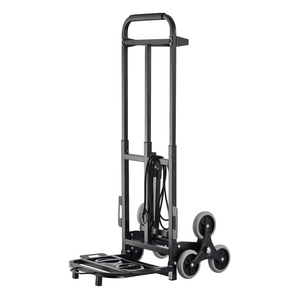 SIHAO Stair Climbing Cart, 460 lbs Capacity Stair Climber Hand Truck Dolly, Heavy-Duty Folding Trolley Cart with 8 Wheels for Home Shopping Moving Warehouse