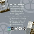thumbnail image 3 of Zazubean Organic Chocolates Slinky Super Dark Panama Zero Added Sugar Chocolate Bars (6 x 80g), 3 of 5