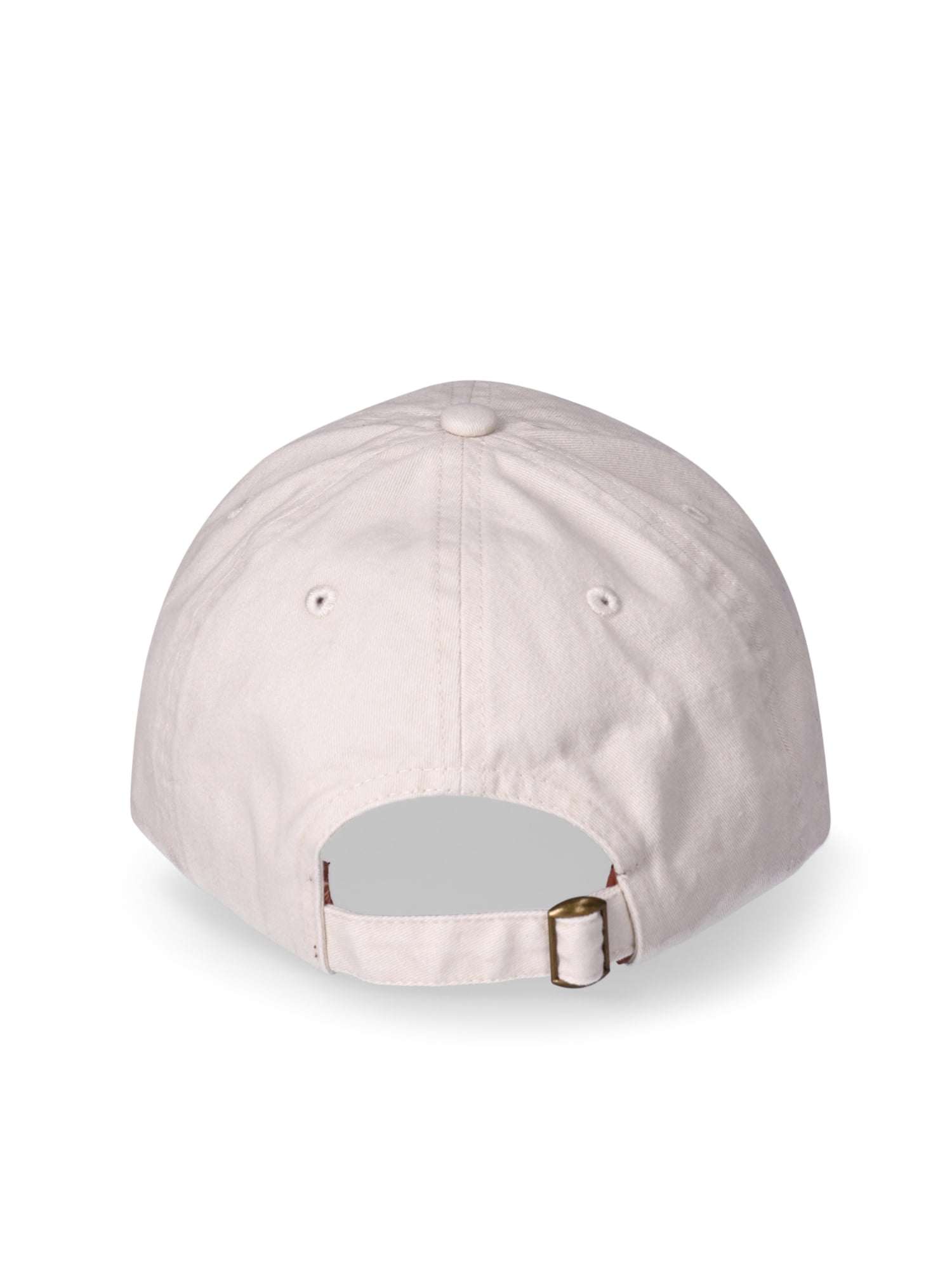 Time and Tru Women's Cotton Twill Another Day Another Coffee Baseball Hat, Almond