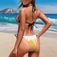 thumbnail image 5 of Chririnla Women's Ice Cream Print Halter Triangle Bikini Set - Cute Two-Piece Tie Side Swimsuit for Beach Vacation & Pool Party, 5 of 9