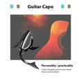 thumbnail image 4 of Tignapoo Capo de Guitare en Alliage de Zinc avec Coussinet en Silicone - Capo Réglable à Ressort pour Guitares Électriques, Acoustiques et Ukulélés, Offert en Plusieurs Couleurs (Noir, Argent, Or Rose, Or), 4 of 6