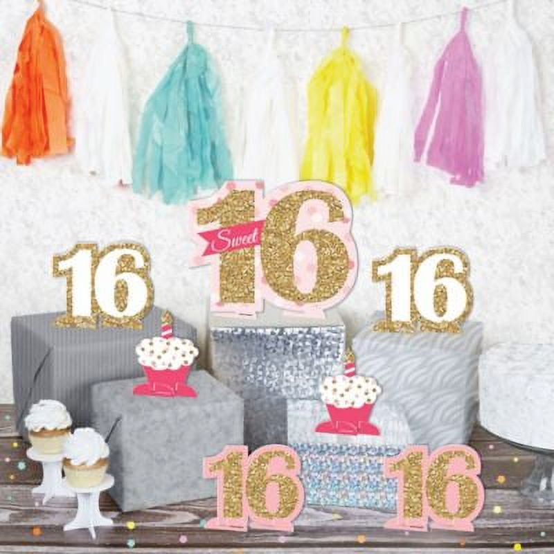 Sweet 16 Shopping Theme Centerpiece  Theme party decorations, Party  decorations, Party centerpieces