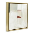 thumbnail image 4 of Stupell Industries Abstract with Terracotta Accent Abstract Painting Gold Floater Framed Canvas Art Print Wall Art, 18 x 18, 4 of 10