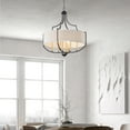 thumbnail image 5 of Maxim 25285WLBZAB 31 in. Savant 8 Light Bronze & Antique Brass Chandelier Ceiling Light, 5 of 6