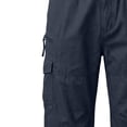 thumbnail image 5 of IhhxPro Men's Cotton Outdoor Cargo Shorts Elastic Waist Button Detail Men Multi Pocket Work Casual Hiking Summer Straight Fit Lightweight Durable M-4XL, 5 of 6