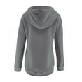 thumbnail image 6 of Lindreshi Hoodies for Women Sweatshirts Women's Hooded Color Long-Sleeved Sweatshirt Casual Blouse Pullover Tops, 6 of 6