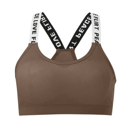 

MINZON Sports Bra for Women Tops Fitness Yoga Female Pad Sportswear Vest Tank Push Up Bralette