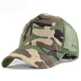 thumbnail image 2 of Gorra de entrenamiento militar para campamento de verano, gorra de béisbol deportiva con velcro y camuflaje, gorra táctica para exteriores, sombrero para el sol, 2 of 5