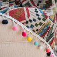thumbnail image 4 of Boho geometric bohemian curtain for bedroom living room cotton linen printed decorative curtains with tassel home decoration GuanGuan, 4 of 5