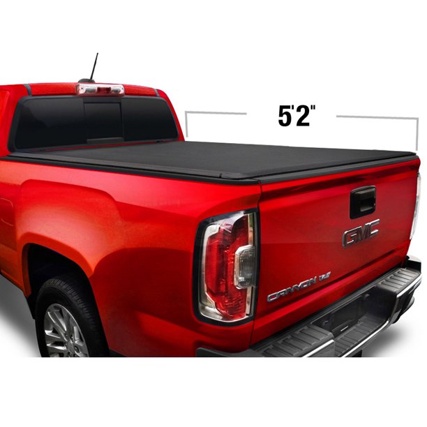 Soft Roll Up Truck Bed Tonneau Cover For 2015 2018 Chevy Colorado Gmc Canyon Fleetside 5 2 Bed Walmart Com Walmart Com