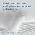 thumbnail image 4 of Tempur-Pedic Tempur-Rayon from Bamboo Sheet Set, White, King, Adult, 4 of 12