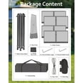 thumbnail image 7 of 2025 New 12x12 Pop Up Gazebo Outdoor Canopy Shelter with Mosquito Netting, 4 Corners Instant Gazebo Tent, for Lawn, Garden, Backyard, Deck, 7 of 7