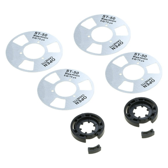 Zeiwohndc Portable Metal Cassettes Reel to Reel Cassette Speaker Spare for Audiophiles