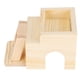 thumbnail image 3 of Animal PEQUEÑO de madera resistente a mordeduras, casa para dormir de hámster, nido de juguete, suministros para mascotas, 3 of 5