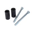 thumbnail image 2 of Extensión de elevadores de manillar de 2 pulgadas para manillares Harley Davidson de 1 pulgada, espaciadores negros para motocicletas, 2 of 4