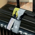 thumbnail image 6 of 4 Pcs Creative Luggage Tags with Name Card, Unique Baggage Tag, Attractive Portable Travel ID Label, Personalized Luggage Identifiers for Suitcases, Light Blue, Purple, Gray, Yellow, 6 of 7