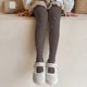 thumbnail image 4 of Cowsor Toddler Baby Girls Winter Fleece Lined Leggings Knit Thick Warm Full Length Tights Basic Velvet Pants, 4 of 7