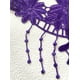 thumbnail image 3 of Tanga sexy con borlas y bordado floral para mujer, entrepierna abierta y colgante de perla - Lencería y ropa interior seductora, 3 of 5