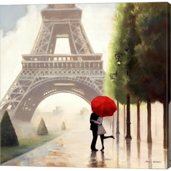 Metaverse Marco Fabiano 'Paris Romance II' Canvas Art
