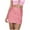 Hot Pink, variant on XZNGL Womens Spring/Summer Printed Mesh Double Slim Wrapped Hip Skirt