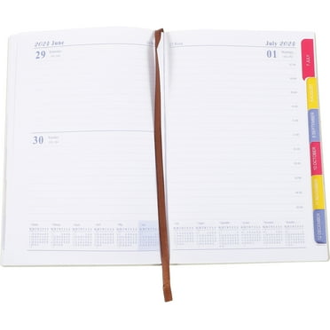 2024 Agenda Book Planner Weekly and Monthly Notebooks Work Calendar Portable Make Organizers Office Accessory Dating