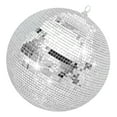 thumbnail image 5 of Yedigre Large Disco Ball, Hanging Disco Ball, Silver Color Disco Ball, Big Disco Ball Wedding Decoration (12/16/20Inch), 5 of 12