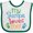 White and Green, variant on Inktastic My Gampa Loves Me Boys Girls Boys or Girls Baby Bib